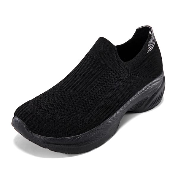 2656 Knit Slip-On Wide Toe Box Walking Shoe