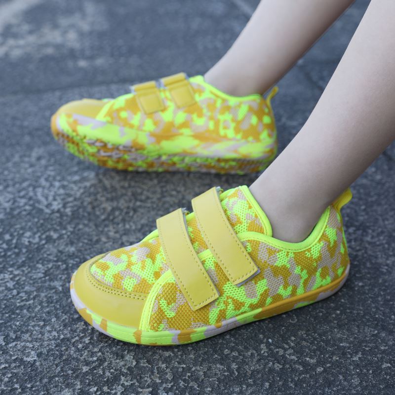 Kids Double-Strap Wide Toe Box Shoe worn, view 3