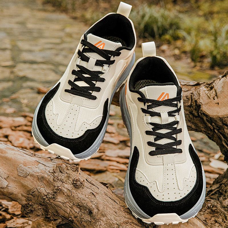 Leather Wide Toe Box Outdoor Shoe worn, view 1