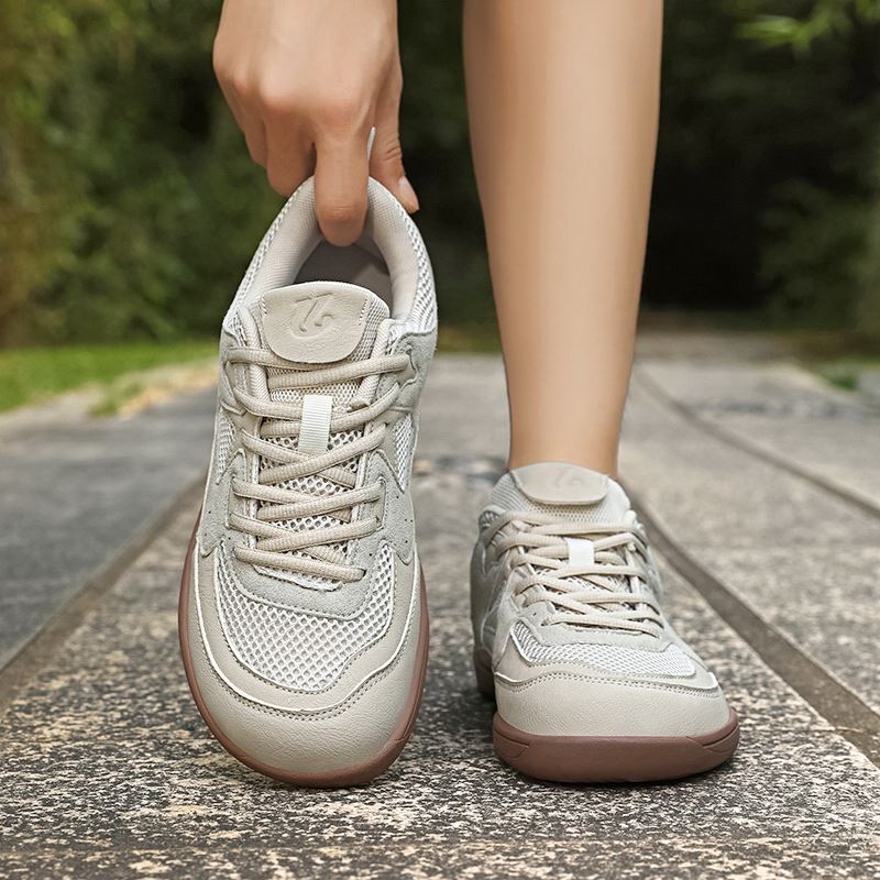Suede Barefoot-Style Casual Sneaker worn, view 1