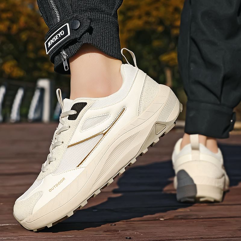 Wide Toe Box Outdoor Hiking Sneaker worn, view 2