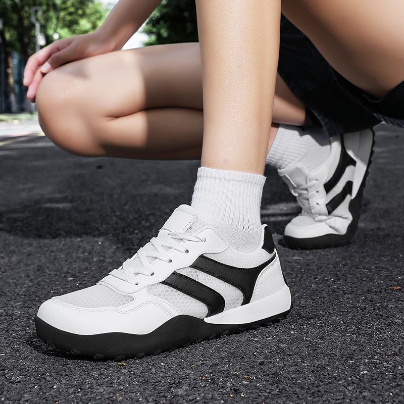 Classic Stripe Wide Toe Box Sneaker worn, view 6